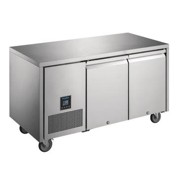 Polar U-serie tweedeurs koelwerkbank 267L, Verzenden, Nieuw in verpakking, Koelen en Vriezen