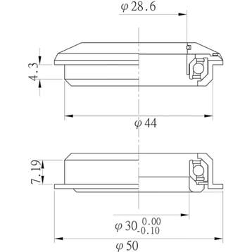 M-Wave Reparatietrapas 127mm - Geschikt voor BSA en ITA d..., Fietsen en Brommers, Ophalen of Verzenden, Nieuw, Frame