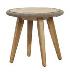 Napoli lounge tuintafel 50xH45.5 cm licht bruin, Tuin en Terras, Tuintafels, Ophalen of Verzenden, Nieuw