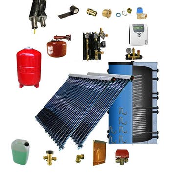 CV verwarming en tapwater zonneboiler 500L+ 2x Prisma Pro 18, Verzenden, Nieuw