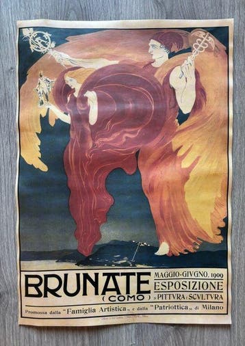 Boccioni Umberto - Brunate (Como) 1909 – Esposizione di