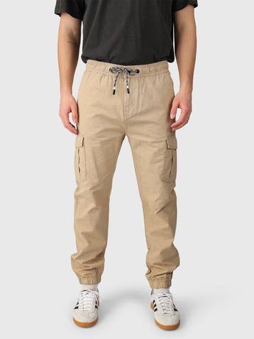 2dekans | Brunotti Lansons Cargo Broek Heren Ebony Sand Maat, Ophalen of Verzenden, Zo goed als nieuw, Maat 52/54 (L), Brunotti