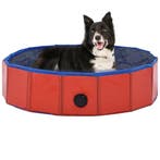 vidaXL Hondenzwembad inklapbaar 80x20 cm PVC rood, Dieren en Toebehoren, Verzenden, Nieuw