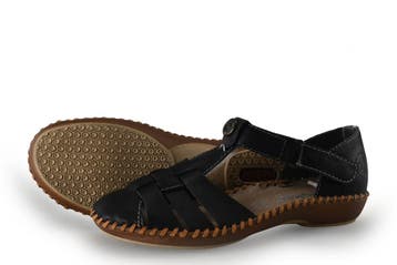 Rieker Ballerinas in maat 36 Zwart, Verzenden, Zwart, Ballerina's, Zo goed als nieuw