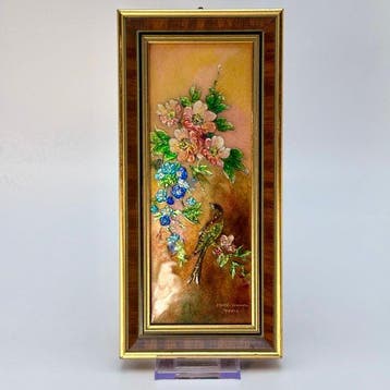 Fauré Limoges - appelbloesems - Andrée Fauré-Malabre -, Antiek en Kunst