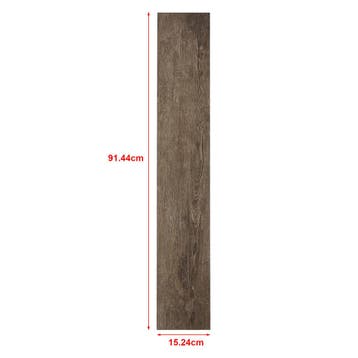PVC laminaat zelfklevend set van 7 Dark Oak 0,975 m², Verzenden, Nieuw