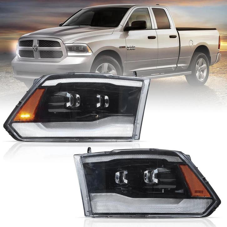 koplampen Dodge Ram, Auto-onderdelen, Verlichting, Nieuw, 3 maanden garantie, Dodge, Ophalen of Verzenden
