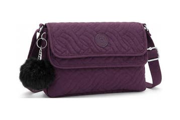 Kipling Schoudertas Paars, Verzenden, Zo goed als nieuw, Paars