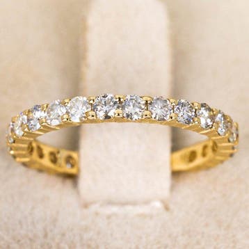 Zonder minimumprijs - Ring - 14 karaat Geel goud - 1.08ct., Nieuw