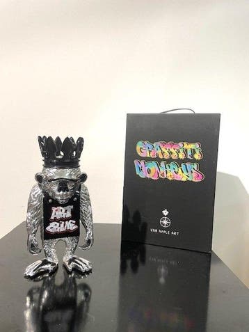 Van Apple - Graffiti Monkey - Art Crime, Antiek en Kunst, Kunst | Designobjecten