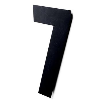 Deurbeslag | Huisnummer 7 | Intersteel | 30 cm, Verzenden, Nieuw