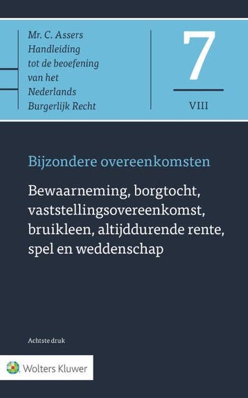 Asser serie 7 VIII. Bijzondere overeenkomsten 9789013148336, Boeken, Verzenden, Zo goed als nieuw