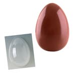 Chocolade Holvorm Pasen Half-Ei Glad 22x16x8,5cm., Verzenden, Nieuw