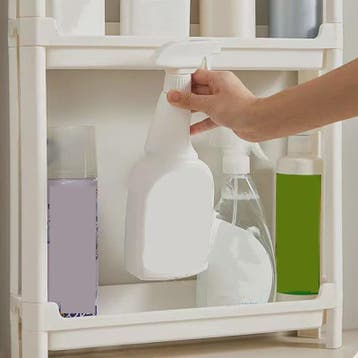 Smalle Opbergkast met Wielen - Ruimtebesparend Trolley Rek v, Verzenden, Nieuw