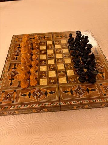 Schaakspel - Hout