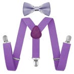 Fako Fashion - Kinder Bretels Met Vlinderstrik - 65cm -, Verzenden, Nieuw