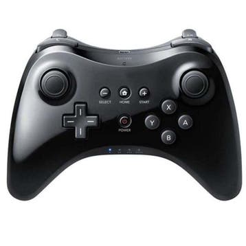 Wii U Pro Controller Zwart (Third Party) (Wii U Accessoires), Spelcomputers en Games, Ophalen of Verzenden, Zo goed als nieuw