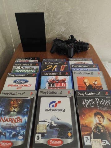 Sony - Playstation 2 - PlayStation 2 Slim con giochi -, Spelcomputers en Games, Nieuw