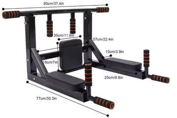 Wandmontage Pull-up Bar en Dip Station – Fitnessapparaat, Verzenden, Nieuw