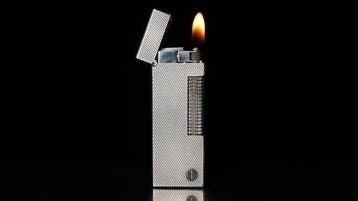 Dunill - Barley Pattern Rollagas Lighter - Zonder, Nieuw