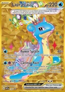 Lapras EX svp 164 Black Star Promo,s, Ophalen of Verzenden, Nieuw, Losse kaart, Foil