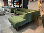 Rolf Benz Linea stof Boucle groen, 250 tot 300 cm, Leolux artifort design on stock , Hoekbank, 75 tot 100 cm