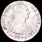 Spanje. Carlos IV. 8 Reales 1795 Lima IJ (Zonder