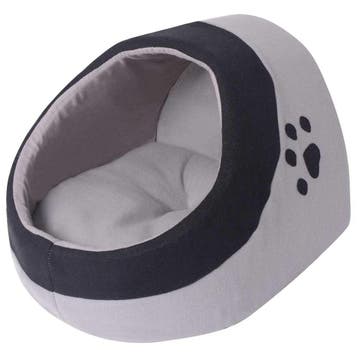 vidaXL Kattenmand M grijs en zwart, Dieren en Toebehoren, Katten-accessoires, Verzenden, Nieuw