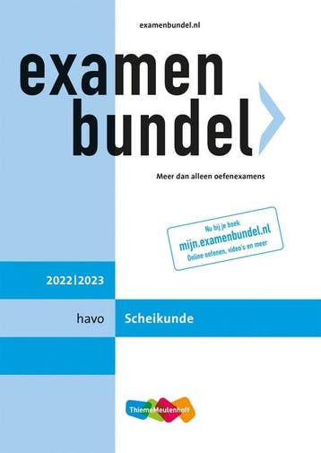 9789006639872 Examenbundel havo Scheikunde 2022/2023, Verzenden, Zo goed als nieuw, J.R. van der Vecht