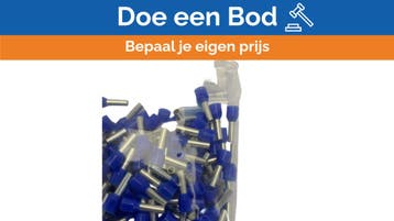 Bieden: Insulated Wire End Ferrule 2.5/14mm Blue - Marine G, Ophalen of Verzenden, Nieuw, Elektra en Verlichting, Zeilboot of Motorboot