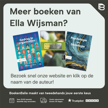 Psychologie en sociologie - Ella Wijsman 9789001816834, Verzenden, Gelezen, Ella Wijsman
