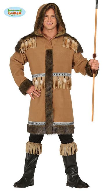 Eskimo Kostuum Bruin Minik, Ophalen of Verzenden, Nieuw