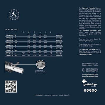 Galli CSN-45105 Bassnaren Set Coated Nickel Plated Steel, Ophalen of Verzenden, Nieuw