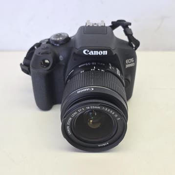 Canon EOS 2000D Spiegelreflexcamera Incl. EF-S 18-55mm Lens, Ophalen of Verzenden, Nieuw