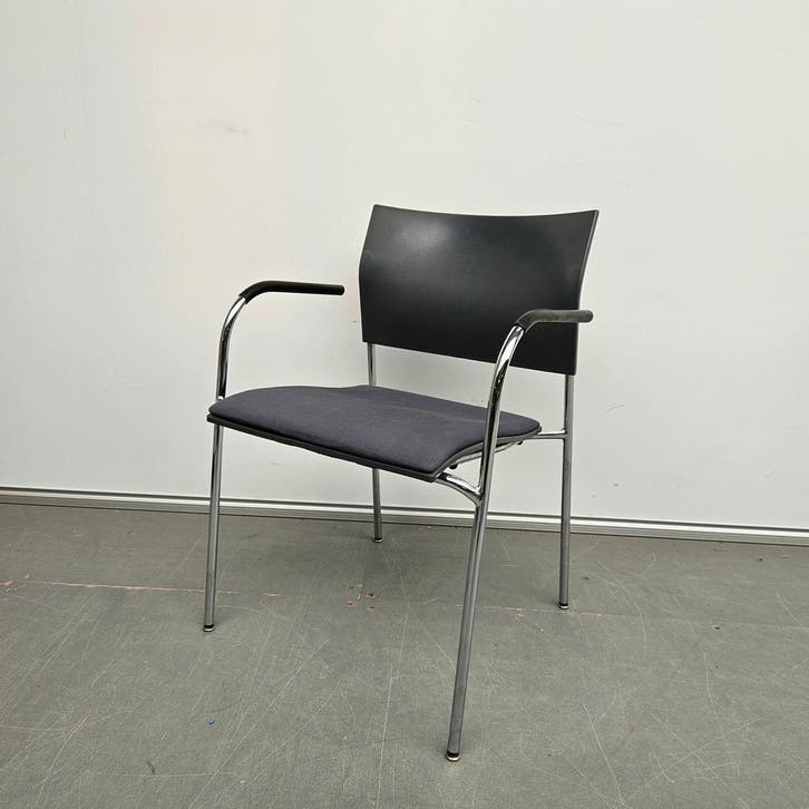 Thonet stoel - grijze stof (alleen per set), Huis en Inrichting, Stoelen, Ophalen of Verzenden