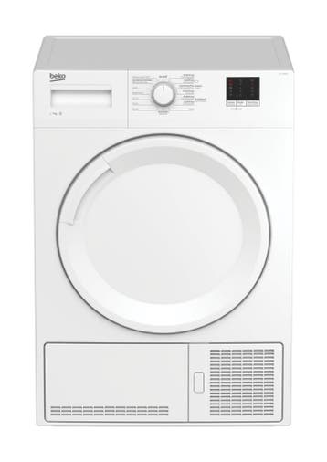 Beko Dcu7230bx - Condensdroger - 7 kg - Uitgestelde Start -, Ophalen of Verzenden, Zo goed als nieuw, Voorlader, 85 tot 90 cm