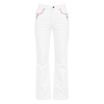 Pennyblack • witte jeans met borduursel • 36 (IT42), Kleding | Dames, Pennyblack, Verzenden, Nieuw, Wit