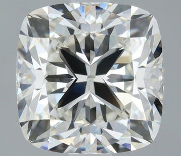 1 pcs Diamant (Natuurlijk) - 1.51 ct - Cushion - G - VVS2 -, Nieuw