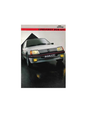 1984 PEUGEOT 205 GTI BROCHURE NEDERLANDS, Nieuw, Peugeot, Author