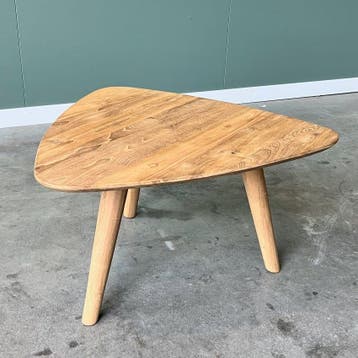 Driehoek retro salontafel -  GrootSalontafels, Huis en Inrichting, Tafels | Salontafels, Ophalen of Verzenden, Nieuw