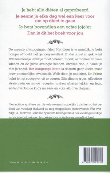 Het hongerige brein 9789035142237 Frank van Berkum, Verzenden, Gelezen, Frank van Berkum