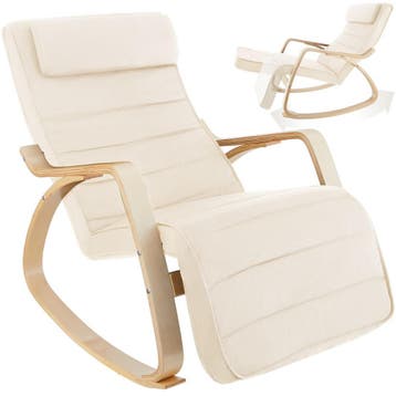 Schommelstoel Onda - beige, Huis en Inrichting, Stoelen, Verzenden, Nieuw