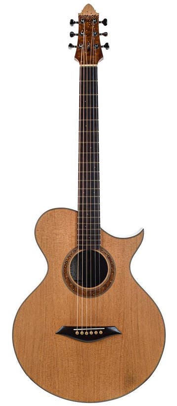 AJ Lucas Arbour Sweep Honduran Mahogany Douglas Fir (OM), Ophalen of Verzenden, Nieuw, Western- of Steelstringgitaar