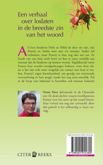 Beter dan gedacht / Citerreeks 9789401915380 Nettie Dees, Verzenden, Gelezen, Nettie Dees
