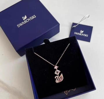 Metaal - Halsketting - Swarovski-halsketting