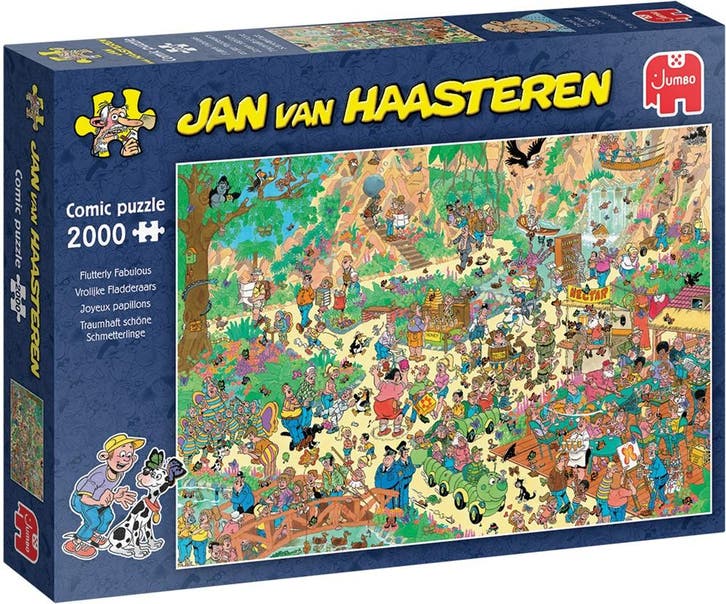 Jan van Haasteren - Vrolijke Fladderaars Puzzel (2000, Hobby en Vrije tijd, Denksport en Puzzels, Nieuw, Verzenden
