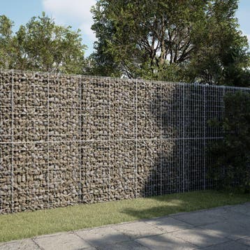 vidaXL Schanskorf 300x100x200 cm gegalvaniseerd ijzer, 100 cm of meer, Verzenden, Nieuw, Metaal