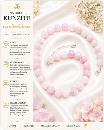 290,00 ct natuurlijke kunziet cabochon kralen - Liefde,