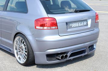 Rieger achteraanzetstuk | geschikt voor Audi A3 8P 2003-2008, Verzenden, Nieuw, Audi