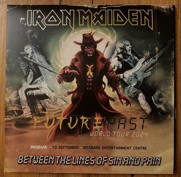 LP gebruikt - Iron Maiden - Between The Lines Of Sin And..., Verzenden, Zo goed als nieuw, Overige formaten